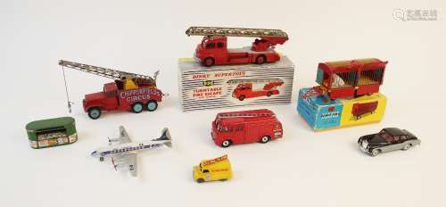 A collection of vintage diecast model vehicles, comprising: ...