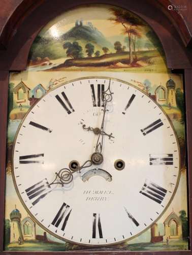 A 19th century mahogany eight day longcase clock by 'Hummel,...