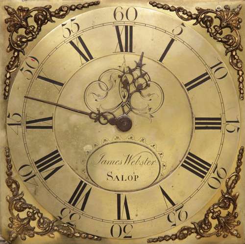 A mid 18th century oak cased thirty hour longcase clock, sig...