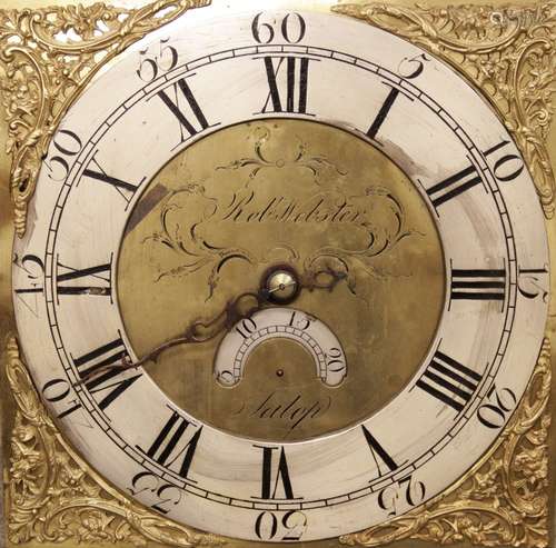 An 18th century oak cased thirty hour longcase clock signed ...