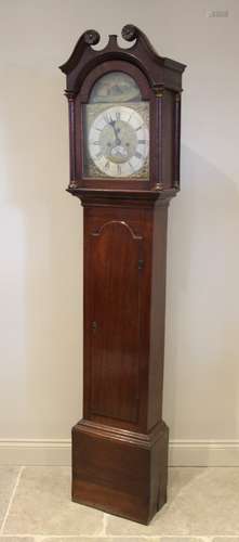 A George III oak cased eight day longcase clock by 'W M Town...