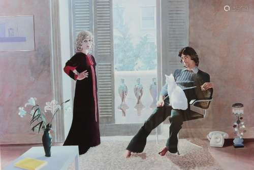 After David Hockney (b.1937), 'Mr and Mrs Clark and Percy', ...