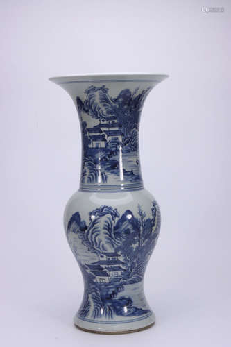 chinese blue and white porcelain flower vase