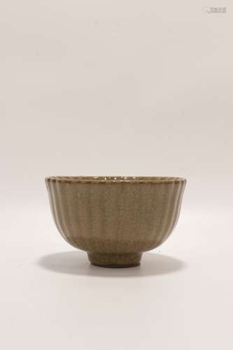 chinese ge-type glazed porcelain bowl