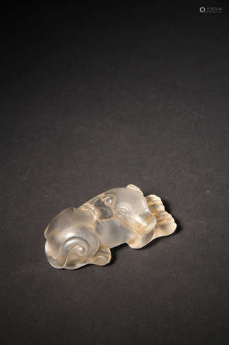 chinese crystal rock paperweight