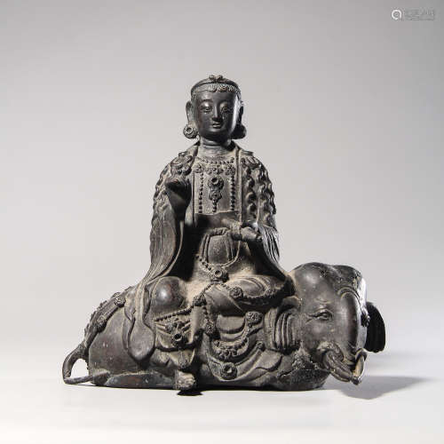 chinese bronze bodhisattva statue