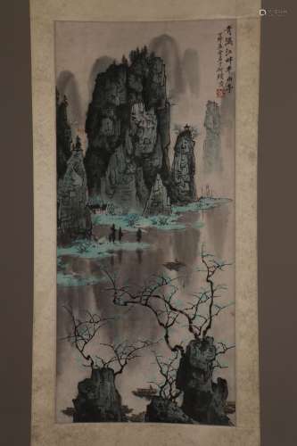 chinese bai xueshi's painting