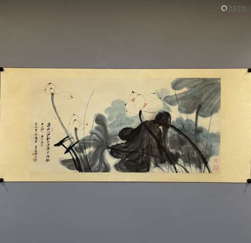 chinese zhang daqian's painting