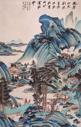 A CHINESE PAINTING AND CALLIGRAPHY