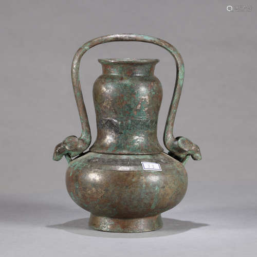 A Chinese Bronze Ritual Vessel YOU