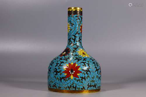 A CHINESE CLOISONNE ENMEL ZUN