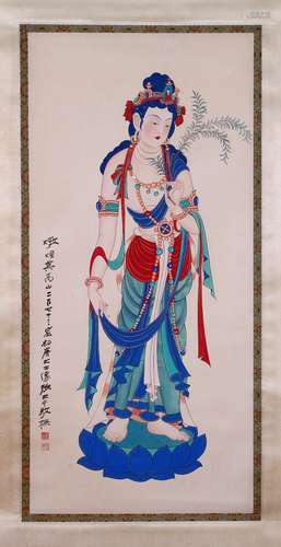 A CHINESE PAINTING AND CALLIGRAPHY