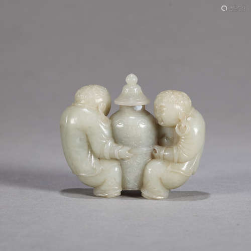 A Chinese Carved Jade Decoration