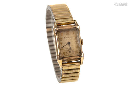 GENTLEMAN'S BULOVA GOLD FILLED MANUAL WIND WRIST WATCH, the ...