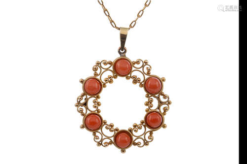 A CORAL PENDANT