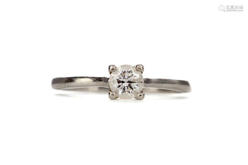 A DIAMOND SOLITAIRE RING