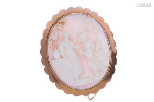 A CAMEO BROOCH