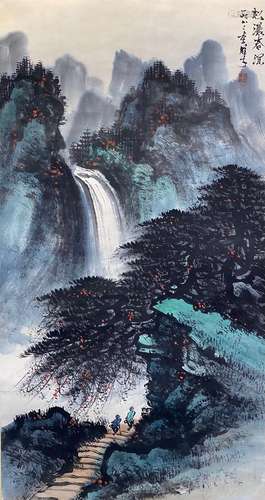 黎雄才 山水