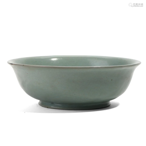 A CELADON-GLAZED BOWL