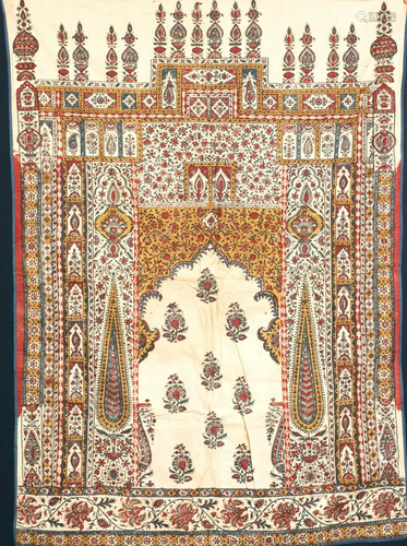 A pair of Kalamkari fabrics - Persia - Omar Khayyam -