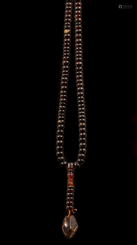 A muslim prayer beads necklace (Misbaha) of indonesian