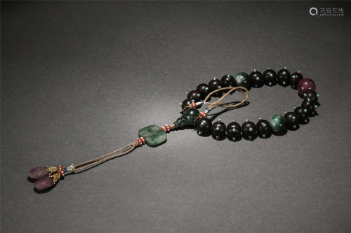 A STRING OF CHINESE CHENXIANG AND JASPER PRAYER BE…