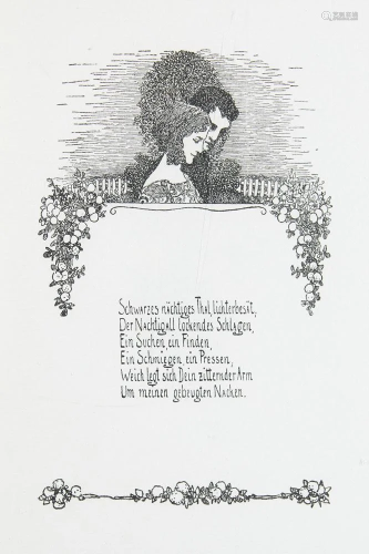 Vogeler-Worpswede, Heinrich Dir. Gedichte. Mit illustr.