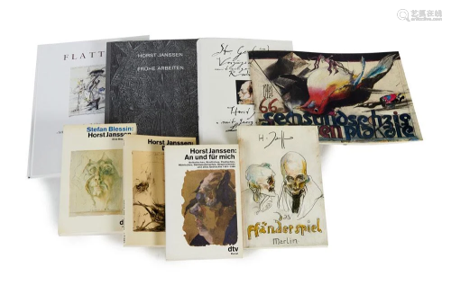 Sammlung illustrierter Bücher, darunter 6 Werke in