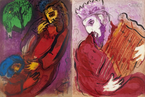 Chagall, Marc Illustrations for the Bible. Text by J.