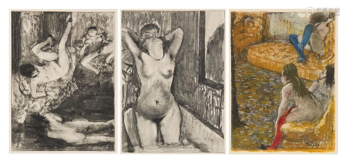 Degas, Edgar Mimes des courtisanes de Lucien. Mit 22