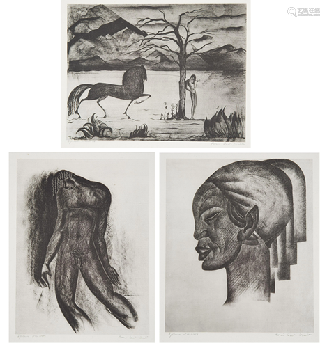 A GROUP OF TEN LITHOGRAPHS BY BORIS LOVET-LORSKI