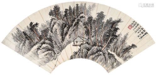 吴湖帆（1894～1968） 幽居图 镜心 设色纸本