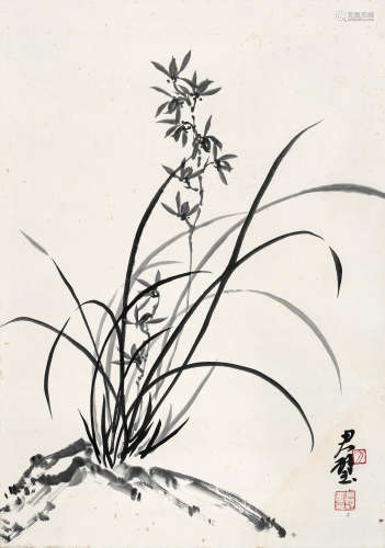 方君璧（1898～1986） 兰花 镜心 水墨纸本