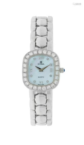 Lady's Cyma Diamond Wristwatch