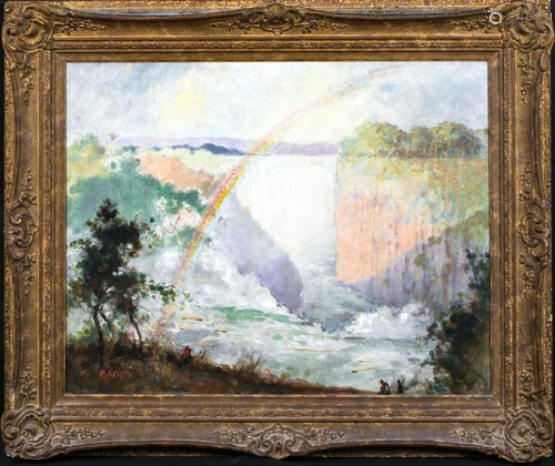 Victoria Falls Oil Painting