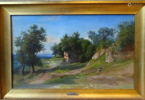 Lake Albano Oil Painting