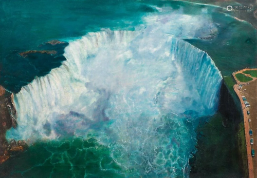 Niagara Falls Oil Painting