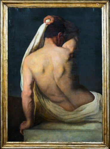 Naked Nude Male Oil Painting
