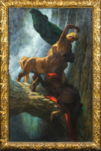 Battle Of The Centaurs Oil Painting