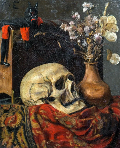 Memento Mori Vanitas Oil Painting