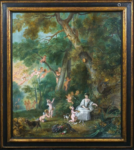 An Allegory Of Love Oil Painting