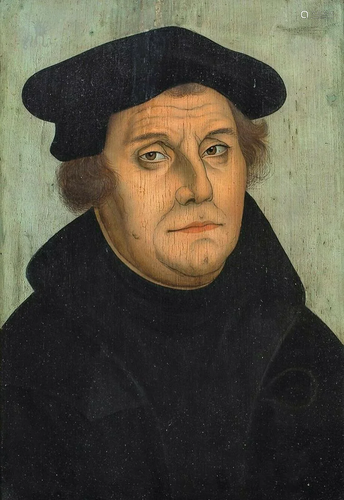 Portrait Of Martin Luther Oil Painting