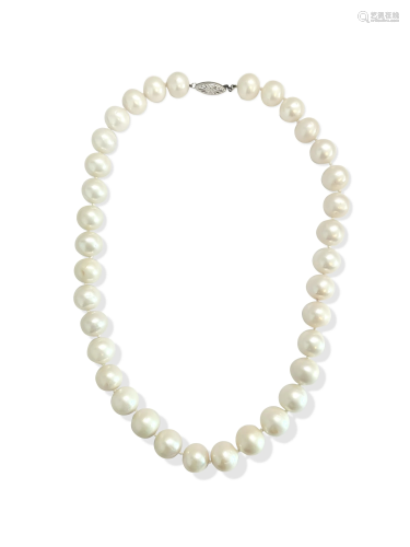 Womens Natural Fresh Water Pearl Necklace 14K Gold