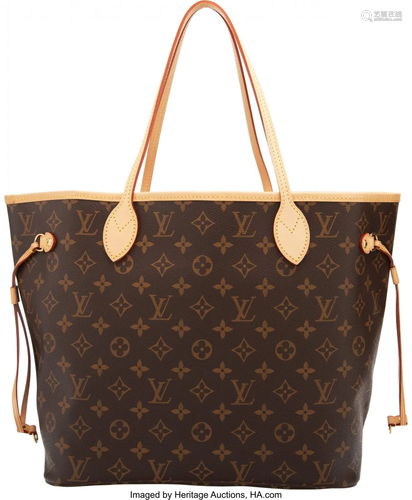 Louis Vuitton Monogram Coated Canvas Neverfull M