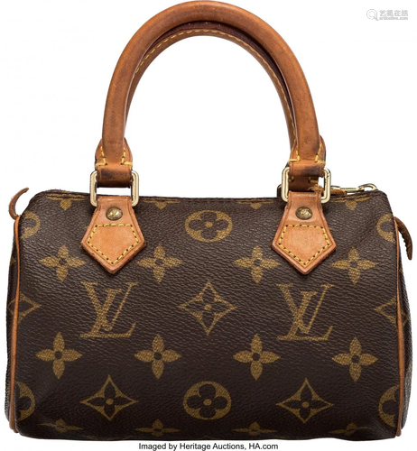 Louis Vuitton Monogram Coated Canvas Mini Speedy