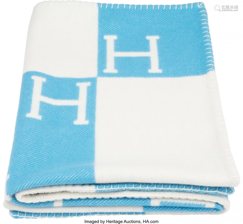 Hermès Bleu Genièvre Avalon Baby Blanket Condi