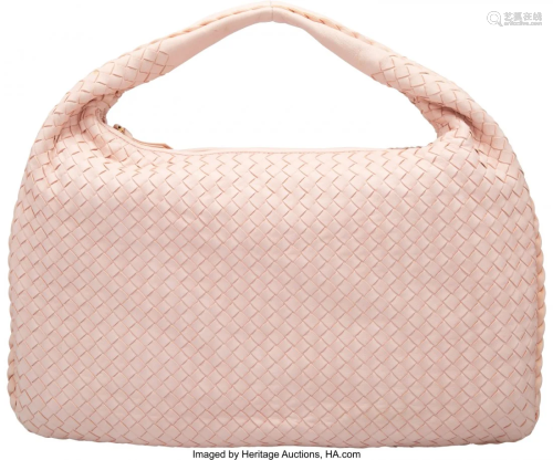 Bottega Veneta Pink Intrecciato Nappa Leather Ho