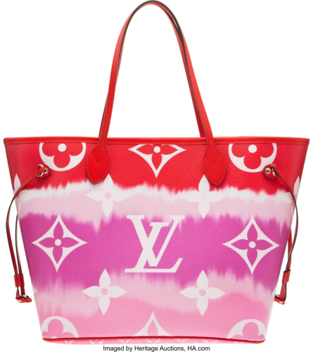 Louis Vuitton Rouge Escale Monogram Coated Canva