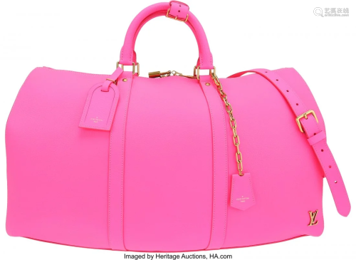 Louis Vuitton Limited Edition Pink Leather Bende