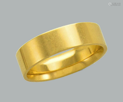 14K Y/ GOLD WEDDING BAND RING FLAT COMFORT 6mm SI…